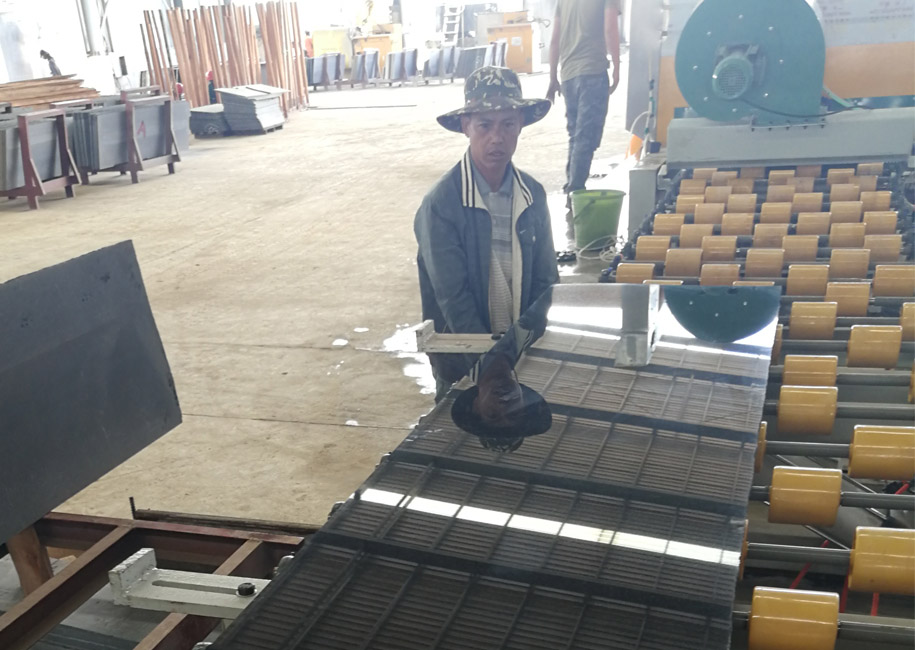 Polished stone products