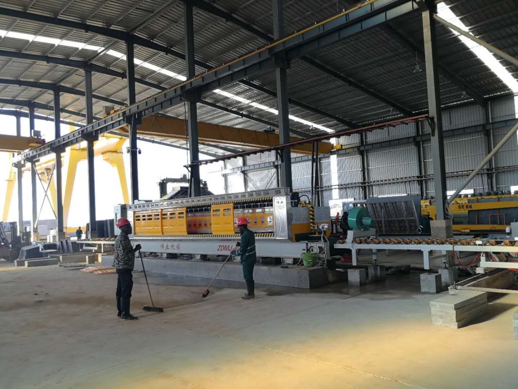 Marble grinding production line