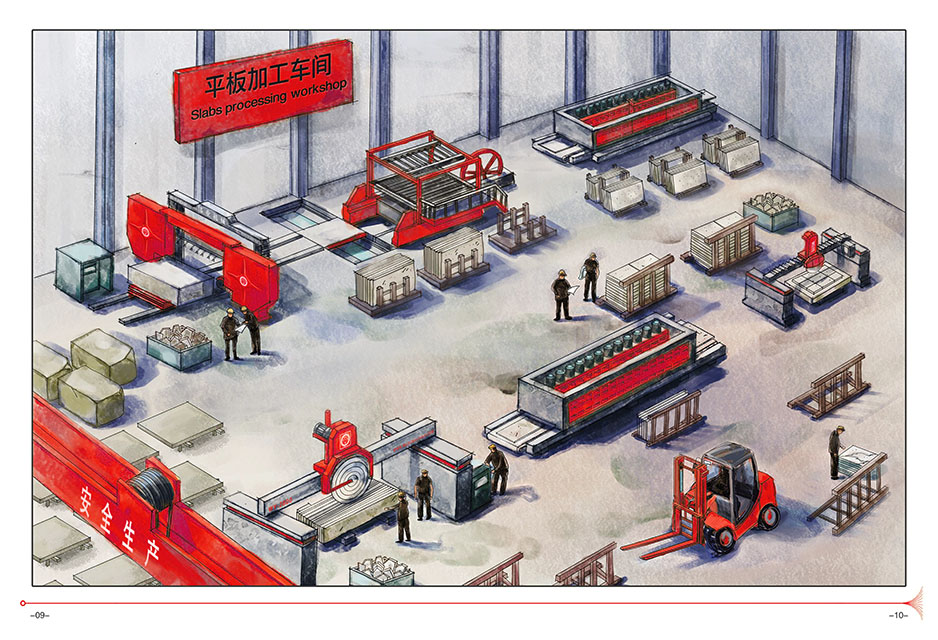 Automated Processing of Marble Slabs: An Advanced Polishing System